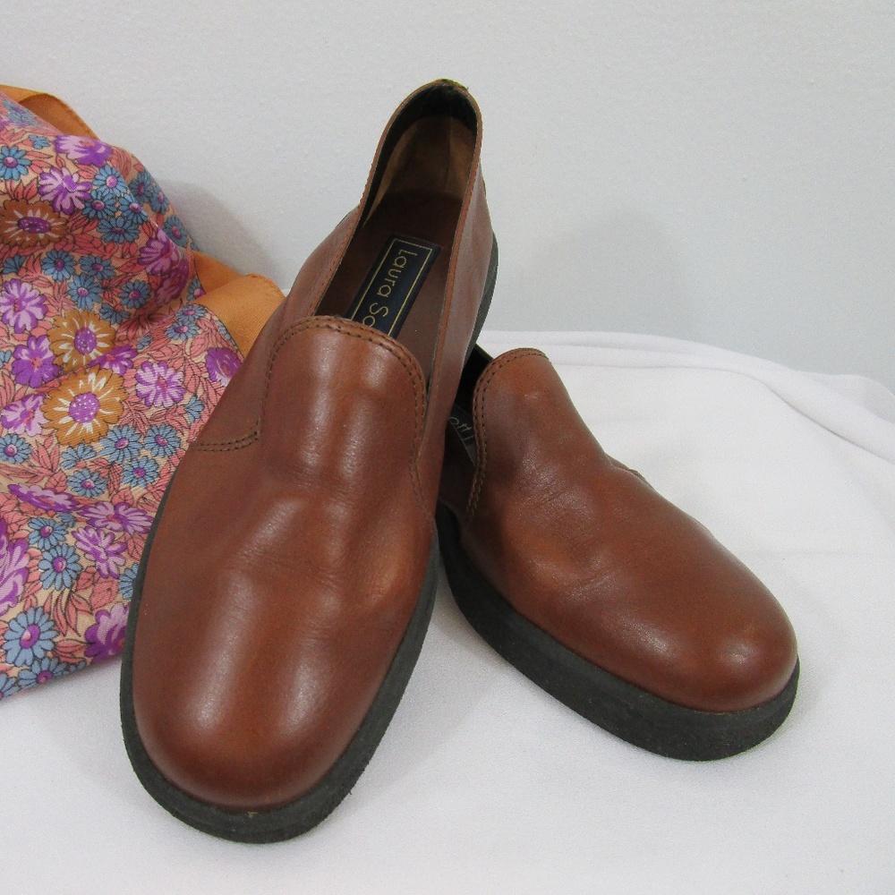 Basic Brown Loafers Size 6
